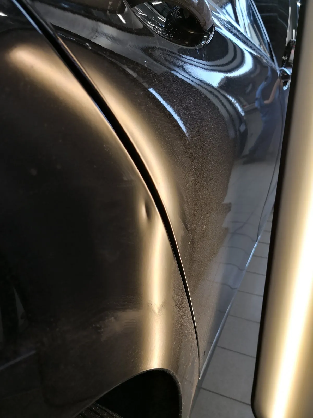 BMW – tagatiib, parkla mõlk – Enne